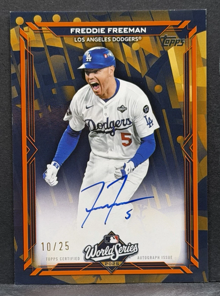 Freddie Freeman Baseball Serial Numbered Sports Trading Cards