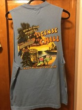 JIMMY BUFFETT'S MARGARITAVILLE Cancun ~ M/L ~ Livin For The W/E  2 Sided T Shirt