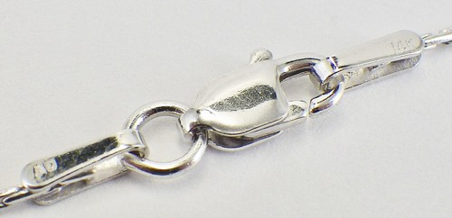 Estate 14K White Gold Open Circle 45 Diamond Eternity Pendant Necklace - Picture 7 of 9