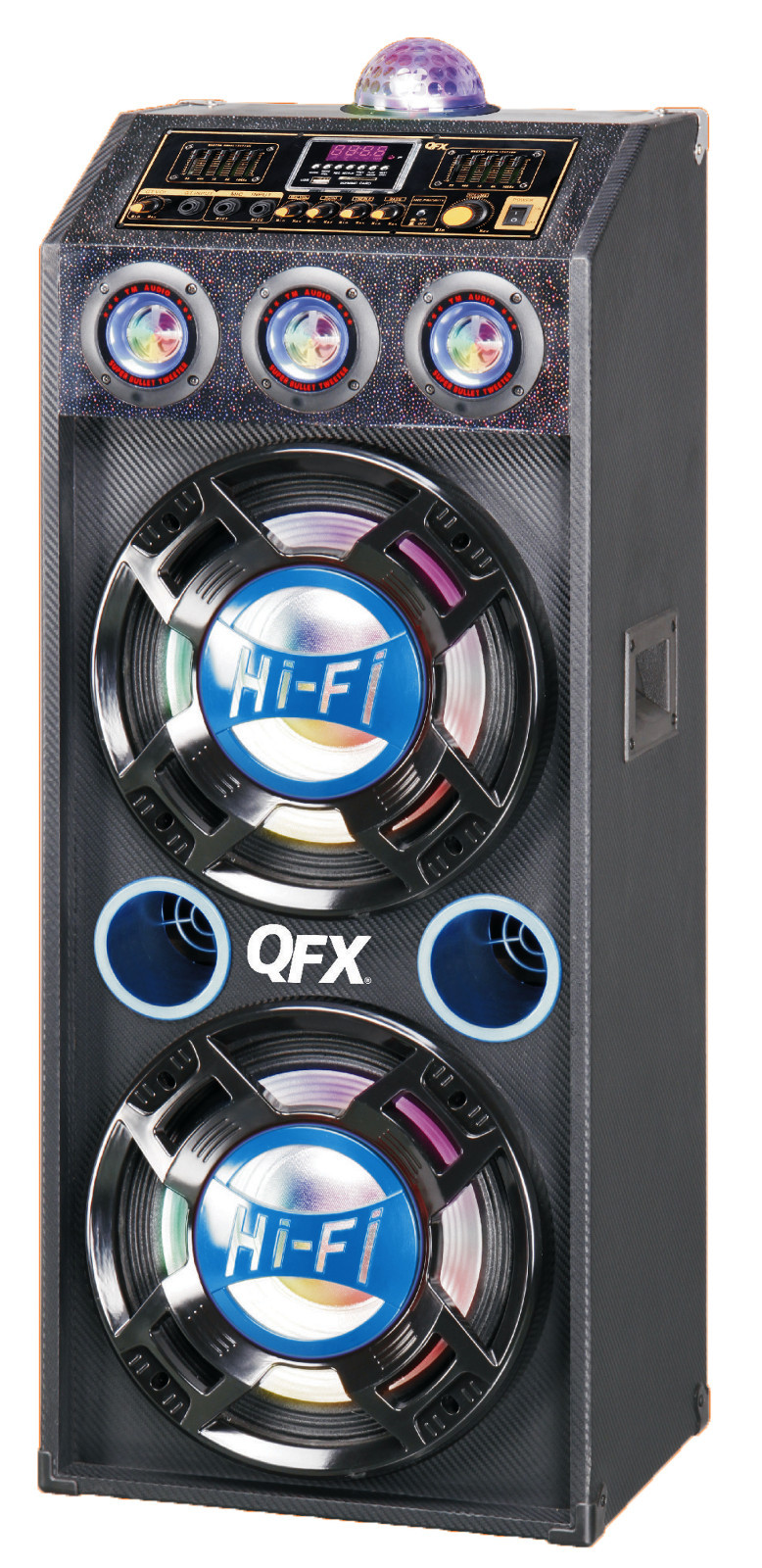 qfx party tower speaker