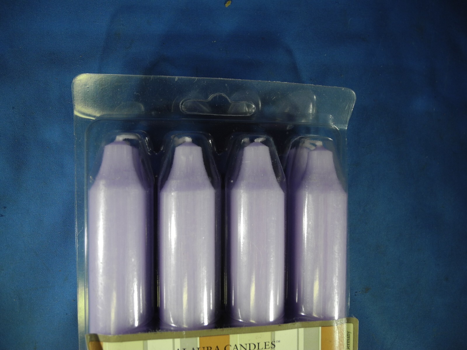 8 Alaura Candles European Fluted Tapered Candles Fragrance Free Germany