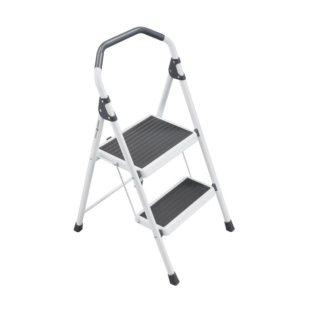 Gorilla Ladders 2 Step Ladder Steel Lightweight Stool 225 Lbs Load