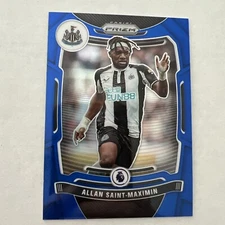 2021-22 Panini Prizm English Premier Prizms Blue #40 Allan Saint-Maximin /340