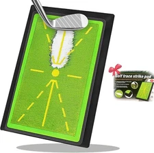 Golf Swing Training Mat, Golf Hitting Mat with Path Feedback,Golf Swing Tracker
