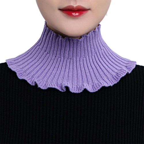 Womens Half Top Collar Neck Dickey False Fake Turtleneck Neck Warmer Multi Color - Picture 13 of 17