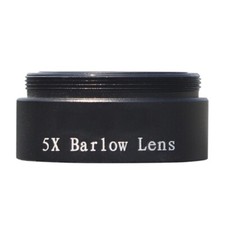 5X Barlow Lens 1.25inch Eyepiece Extender M28.5 0.6 Astronomical