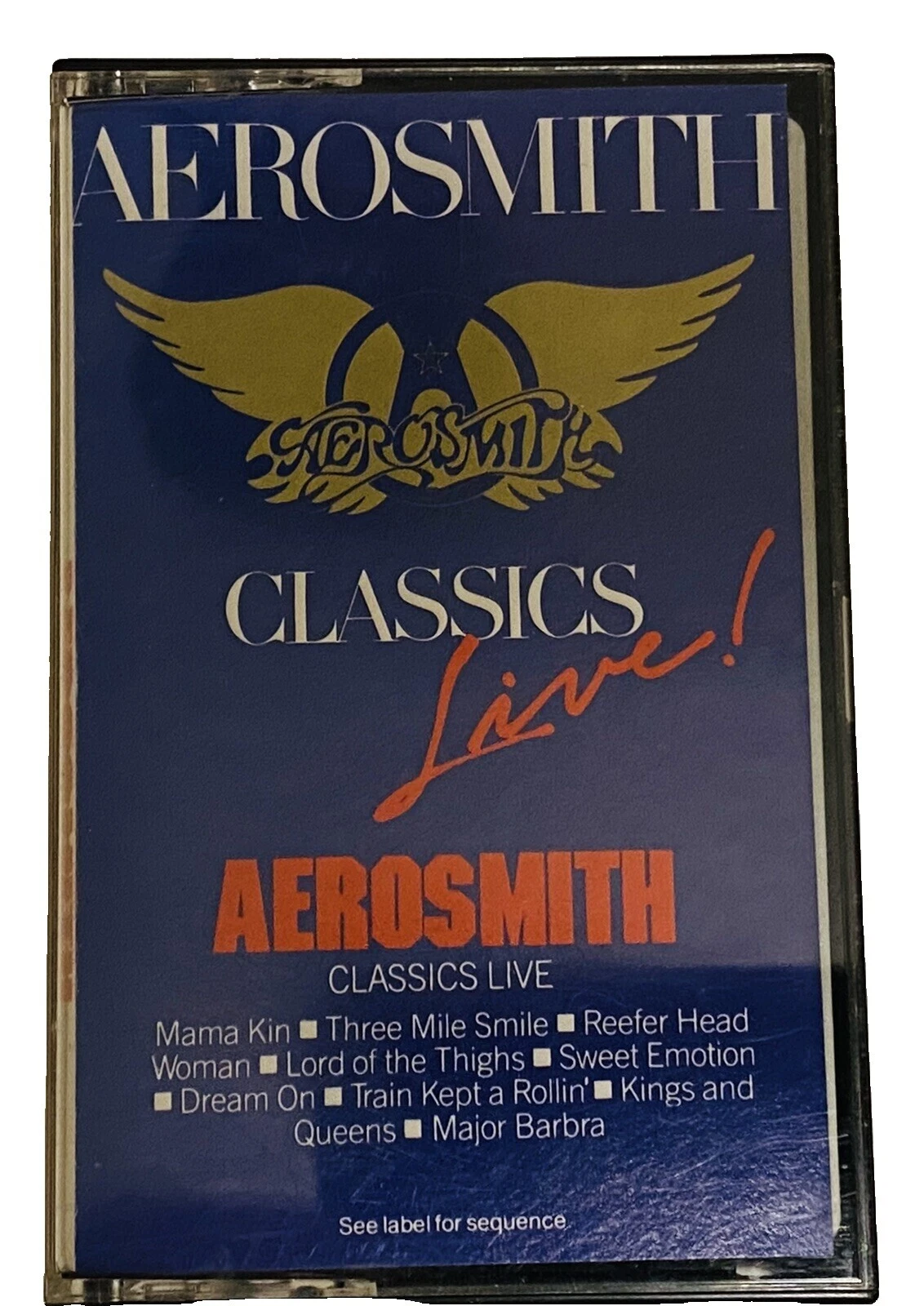 Aerosmith Promo Music Cassettes