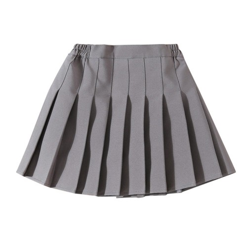 Kids Girls Pleated Plaid Mini Skirt w/Shorts Uniform School Tennis Skater Skirts - Picture 16 of 19
