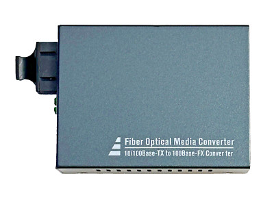 100M MEDIA CONVERTER EMC-1100-SC, Fiber Optical Media Converter & Switch-NEW OB