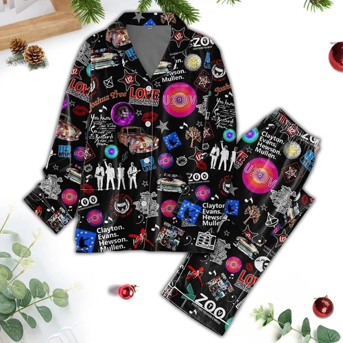 U2 Band Pajamas Set