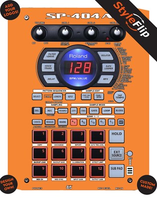 Roland SP 404 A Skins | Custom Design | Protective Decal | StyleFlip Skins
