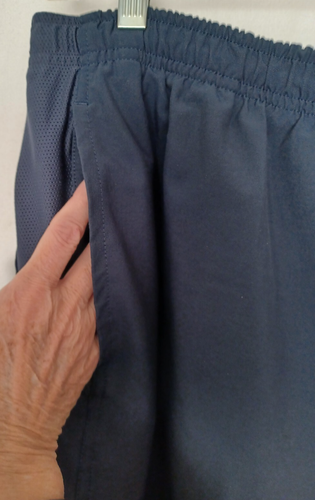 Nike Dri-Fit Shorts Men's Lg Golf Cargo Side Zip Pocket Draw String Blue 0133 - Picture 6 of 14
