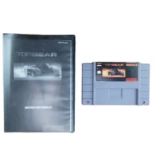 💥Top Gear | Manual | Case (SNES - Super Nintendo) (HE2034142) READY!💥