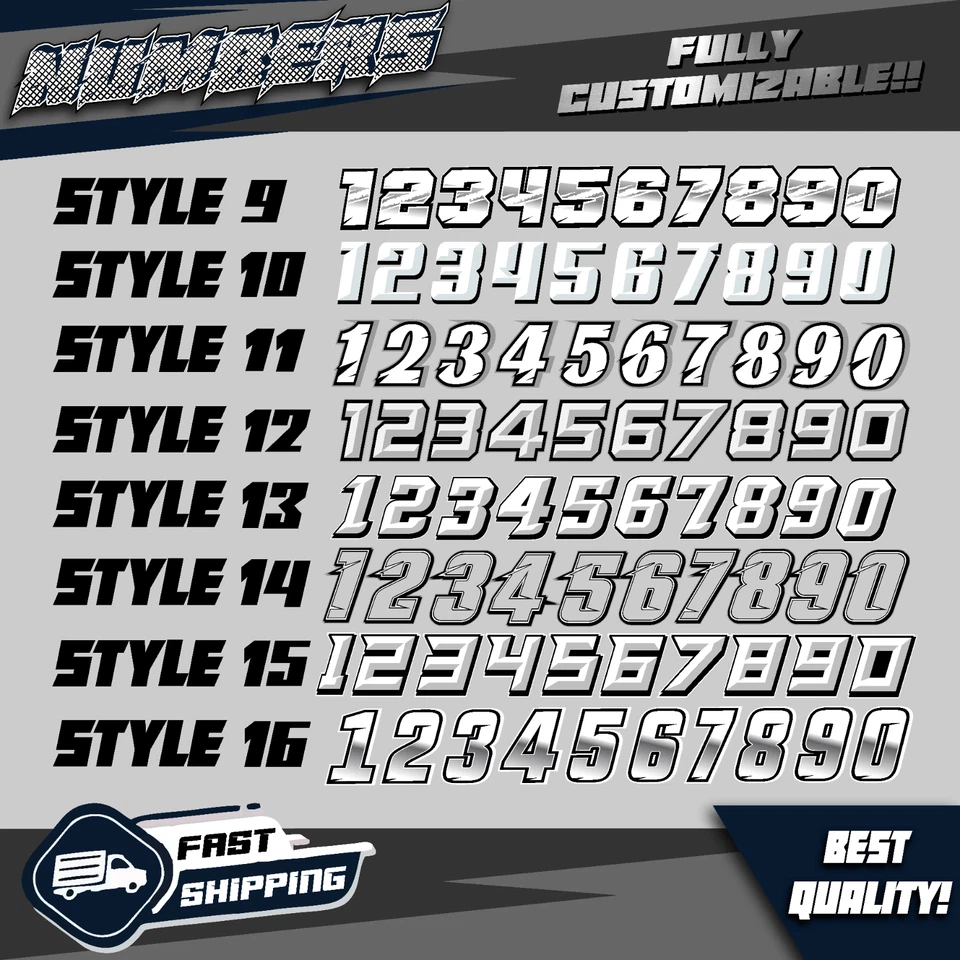 Kit Gráficos Yamaha YFZ 450 2003-2008 Carb 2004-2012 ATV Pegatinas Calcomanías Personalizadas Foto 4 de 4