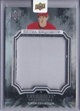 2023-24 23-24 UD Extra Exquisite Rookie Jersey Simon Edvinsson RC /349