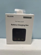 TELESIN Magnetic Triple Battery Charger For Hero 10, 9 With 2 Batteries