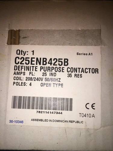 C25ENB425B. DEFINITE PURPOSE CONTACTOR.
