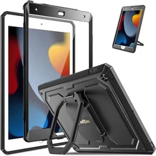 Shockproof Case for iPad 9th 8th 7th 10.2 inch 360 Rotating Rugged Stand Cover