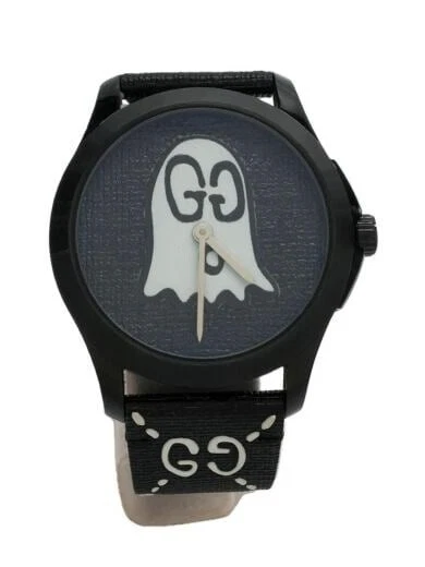 Montre GUCCI YA1264018 Boîtier noir d'occasion : 4,6 × 4,1 cm