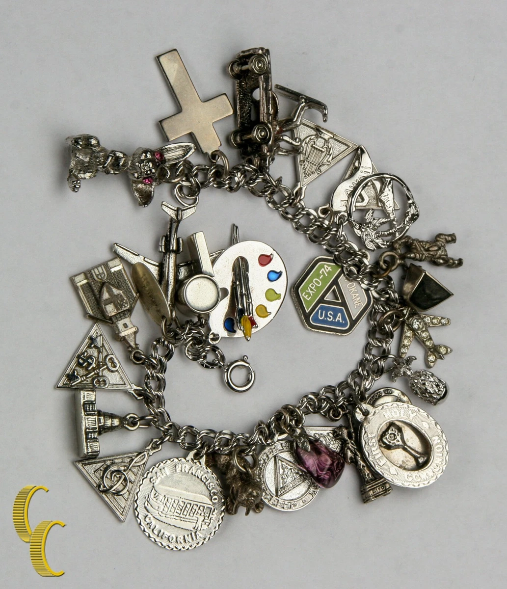 We buy silver charm bracelets. A free, fast and fair online service.