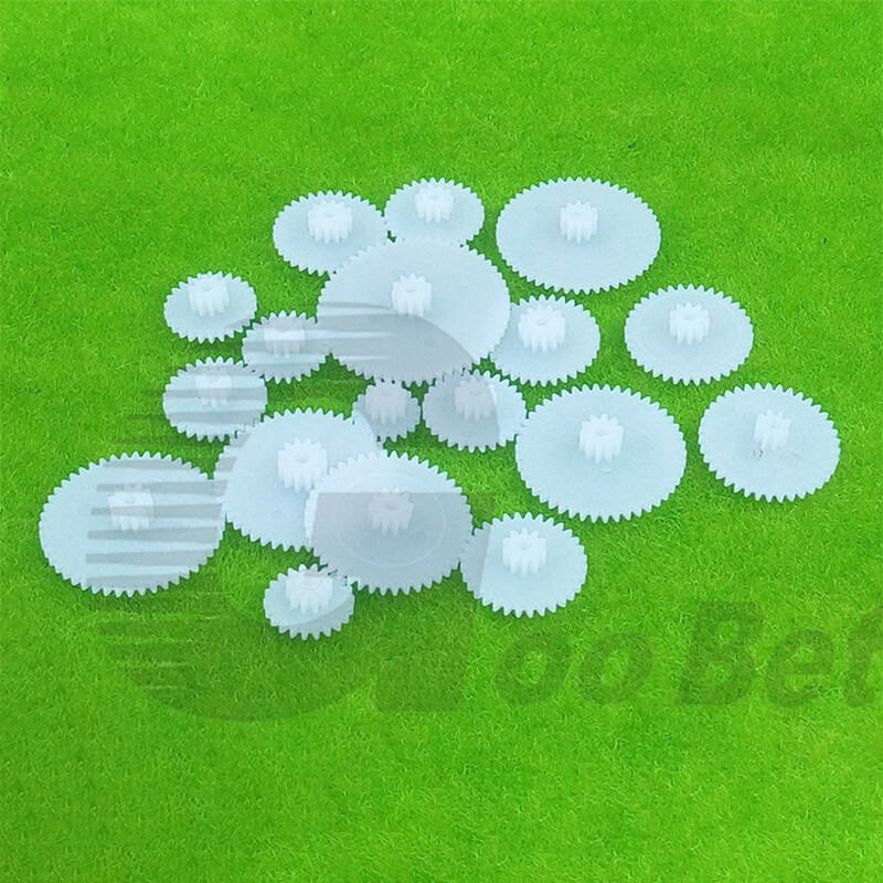 Double-layer 0.5 Module Plastic Toothed Wheels Sector Gears