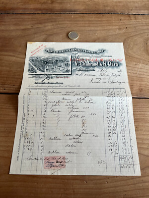 old invoice N50 vve chabrand & h liard