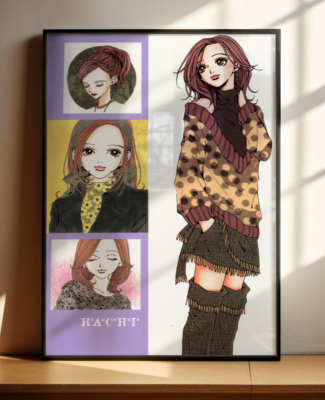 Nana Anime Poster Hachi Print Nana Komatsu Ai Yazawa Art Print | eBay