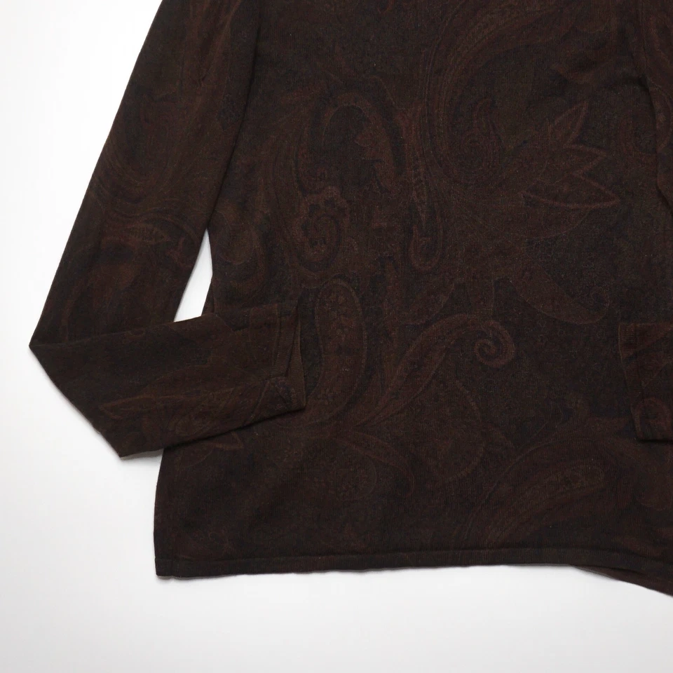 Saltador Ralph Lauren Mujer Marrón Cuello Redondo Tejido Algodón Grande Reino Unido 14 Foto 3 de 4