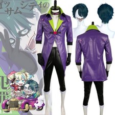 Suicide Squad ISEKAI Joker Cosplay Costume Halloween Outfits Party Full Set