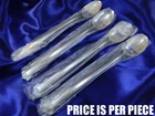 LUNT ENGLISH SHELL STERLING SILVER ICED TEA SPOON - UNUSED CONDITION