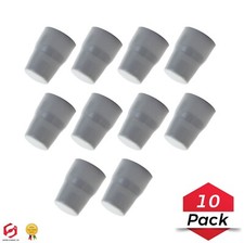 Radiator Valve Cap Easy Push-Fit Universal Replacement Valve Cover GREY 10pc