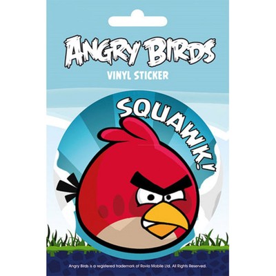 ANGRY BIRDS - Squawk! - Aufkleber Sticker - Neu
