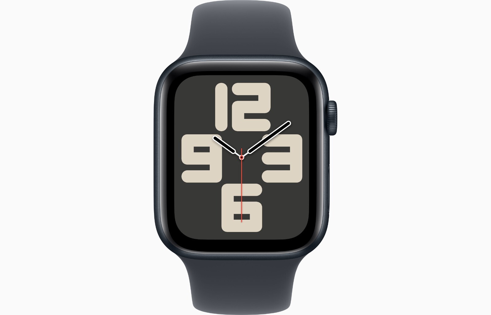 Apple Watch SE 44mm Midnight Aluminum Case with Sport Band-image