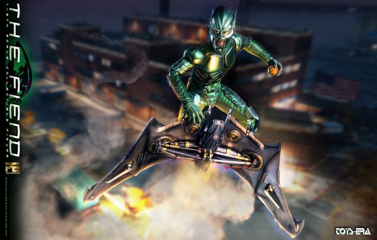 T oys era PE007A DX グリーン・ゴブリン 1/6 フィギュア New TOYS ERA PE007 1/6 The Fiend Spider-man Green Goblin 12