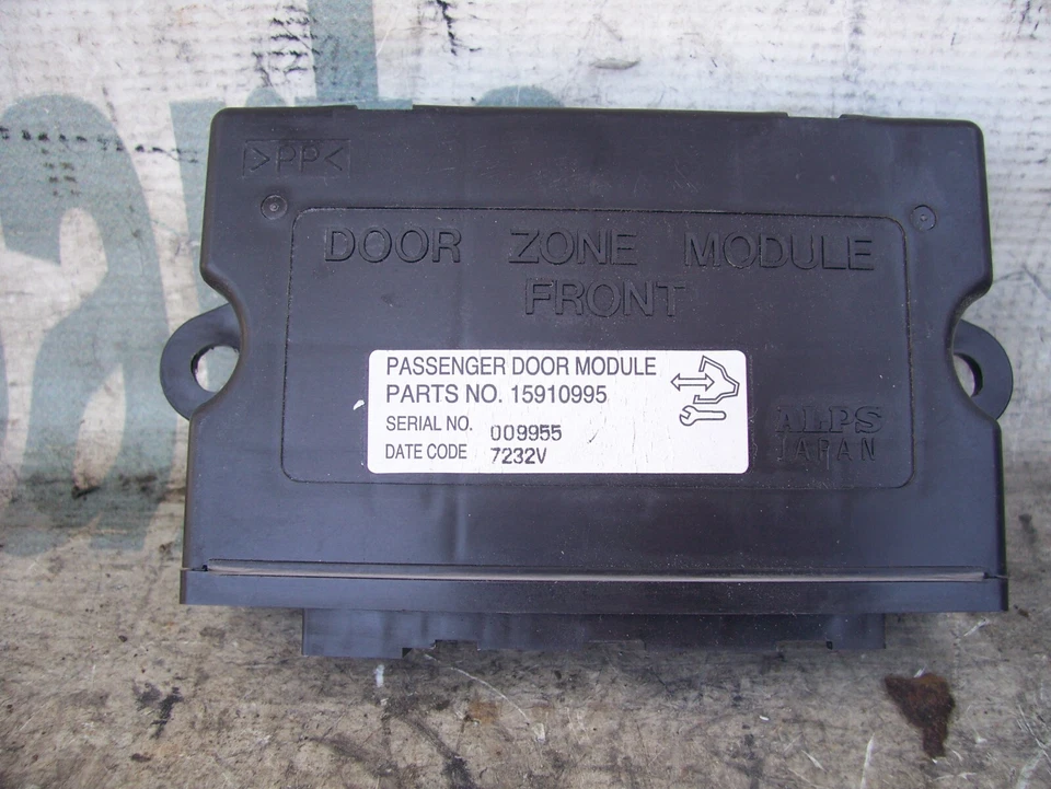 Módulo de puerta lateral del pasajero delantero derecho Cadillac STS 2005-2011 15910995 Foto 2 de 4