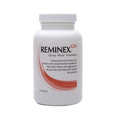 REMINEX GH 1200mg Extra Strength to Restore Grey hair to Its Original Color, NEW