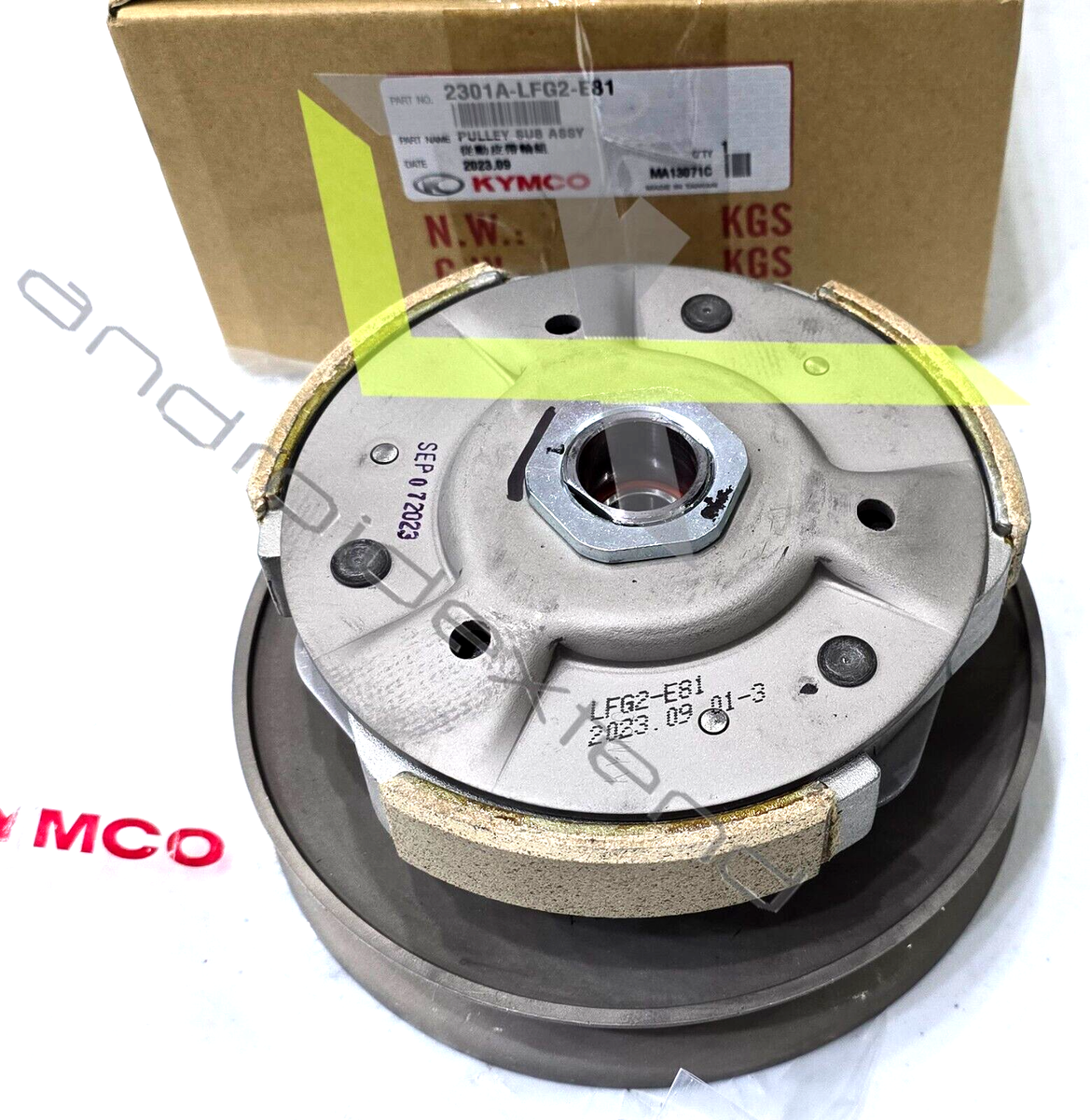 KYMCO XCITING R300i X-TOWN300 AGILITY300 PULLEY SUB ASSY DRIVEN