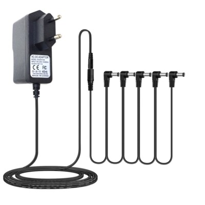9VDC Adapter Stecker für schwarz für Gitarre Effektpedal Daisy Chain Kabel AG