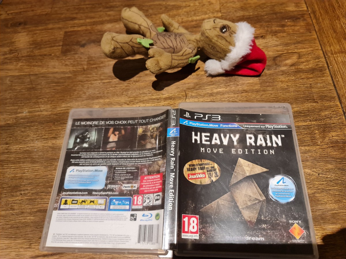 Jeu PS3 Heavy Rain Move Edition Complet FR - Très Bon état