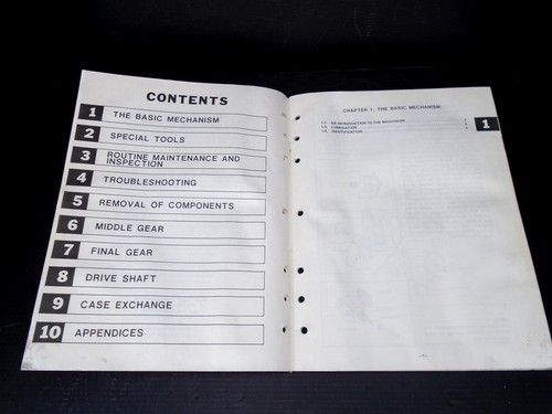 Genuine - YAMAHA - Shaft Drive Service Manual - 1J7-28197-19 - '76 - (PRE OWNED) - Picture 4 of 14