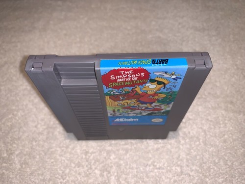 The Simpsons: Bart vs. Space Mutants (Nintendo NES) Authentic Game w/Manual Exc - Picture 3 of 4