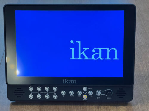 Ikan VX9w 9 inch HD 2K SDI/HDMI LCD monitor with Porta Brace Case and Extras