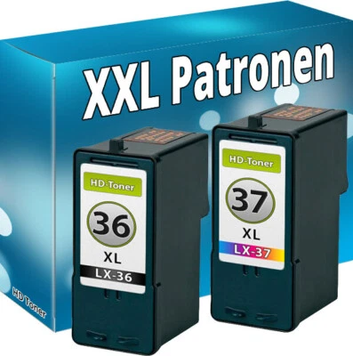 Cartouches D'Encre Pour Lexmark 36 37 XL X3650 X4650 X5650 X6650 X6675 Z2 - Photo 1/4