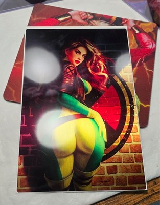 X-Men: Rogue (Nice & Full Naughty) Sidney Augusto - METAL PRINTS, LTD 10 (GRAIL)
