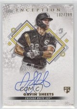 2022 Topps Inception Base Rookie and Emerging Stars /299 Gavin Sheets Auto 4at