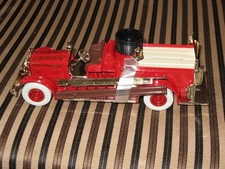 Ertl 1926 Seagrave Fire Truck Bank Red "SFFP" Die Cast 1/30 Scale