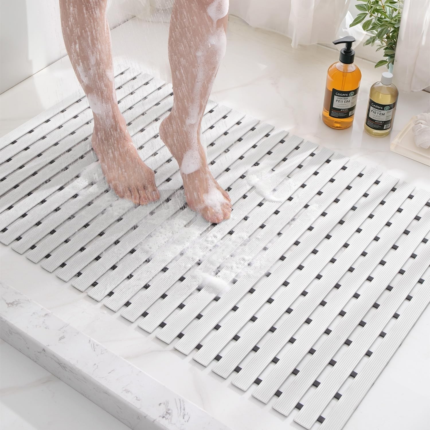 DEXI Shower Bath Mat for Tub, 43 x 67 cm Bathtub Mats