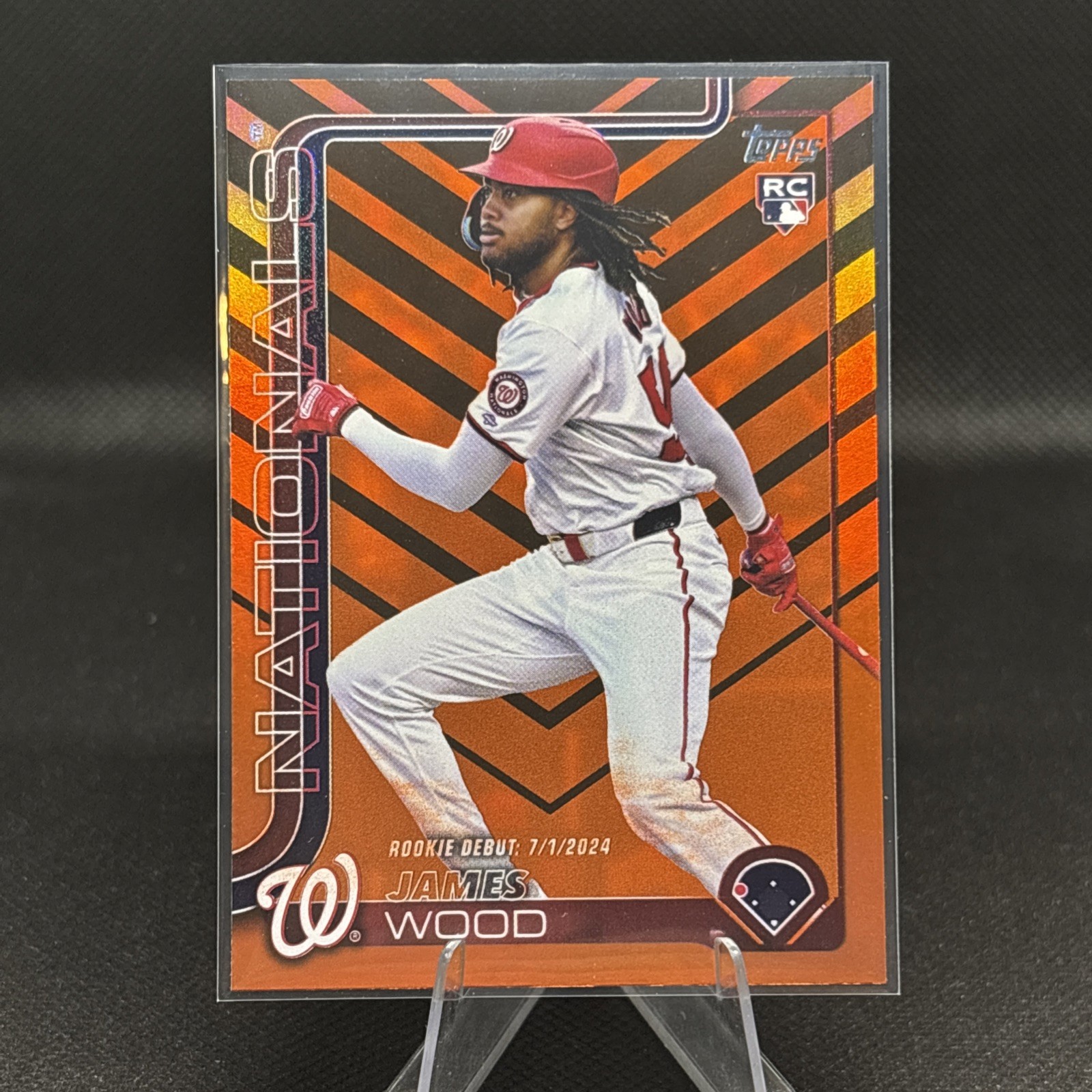 James Wood 2025 Topps Update #US218 Rookie Debut - Holiday Price 