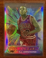 1994-95 Topps Finest BJ Armstrong Refractor #25 Chicago Bulls