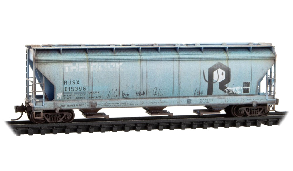 First Union Rail Leasing ex-Rock Island 3-Bay Covered Hopper MTL #094 45 950 N